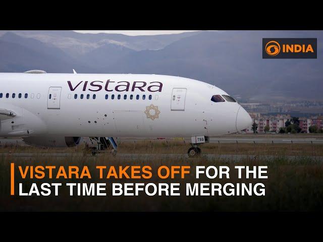 Vistara takes off one last time before merger with Air India | DD India