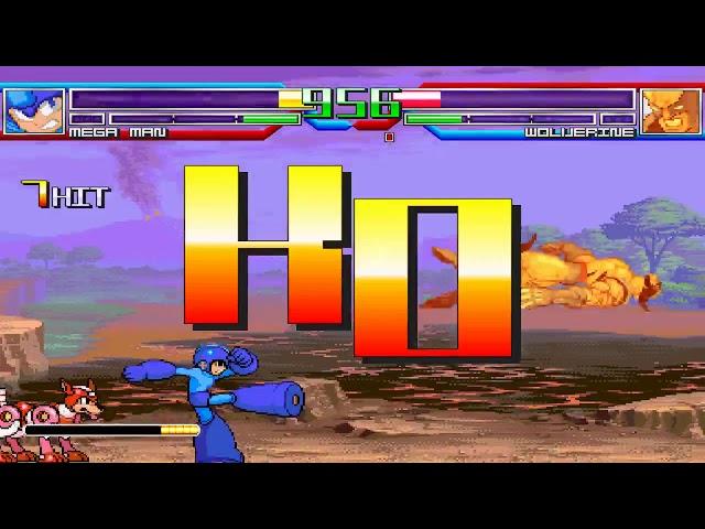 NICK54222 MUGEN: Mega Man (NDSilva) VS Wolverine