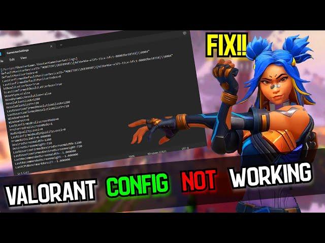 Valorant Config is not working | After UPDATE | Fix FPS Drops in Valorant | LOW END PC |