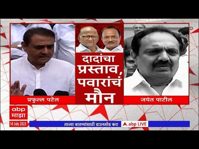 Ajit Pawar meet Sharad Pawar: अजित - शरद पवारांमध्ये कोणती चर्चा झाली? जयंत पाटील, पटेल म्हणतात...