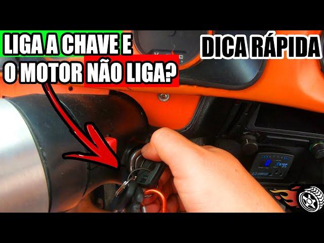 Dica: Carro não liga / Vira a chave e o motor não gira / Não dá arranque ou partida