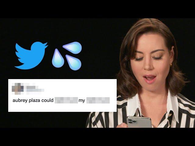 Aubrey Plaza Reads Thirst Tweets