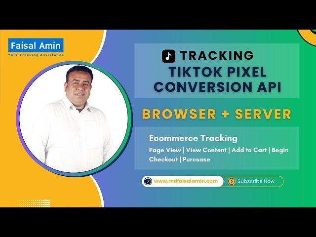 2024 - TikTok Pixel Conversion API - E-commerce All Events - Server and Browser Side