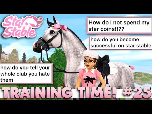 Star Stable Training Time! #25 - Advice Session 