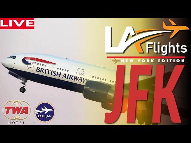 LIVE JFK (John F. Kennedy International) NON-STOP Plane Spotting Action!