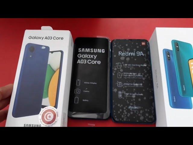 Samsung Galaxy A03 core VS Redmi 9A : speed comparaison