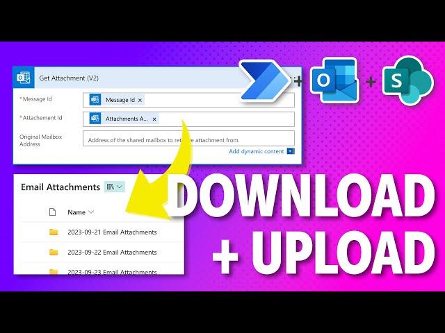 Save Email Attachments to SharePoint with Microsoft Power Automate