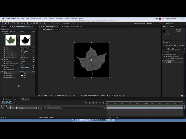 After Effects #4 -- CC Particle World