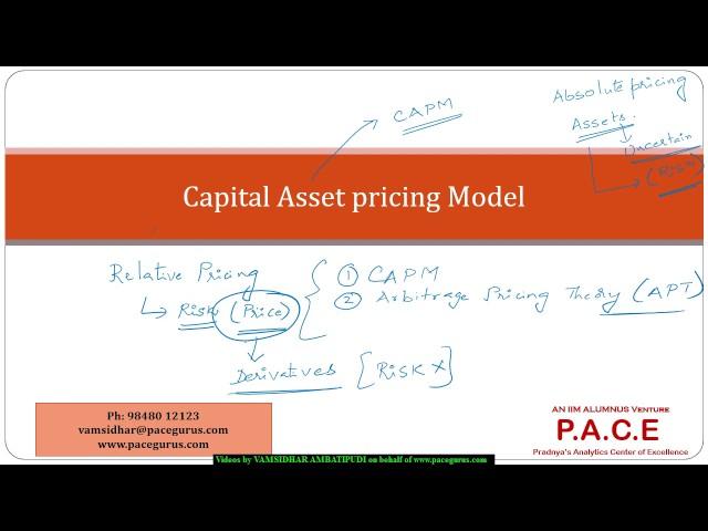 Capital Asset Pricing Model and Beta Estimation