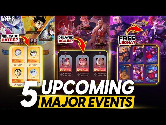 ALL 5 UPCOMING EVENTS | HUNTER X HUNTER | KISHIN DENSETSU | KOF RESALE | RELEASE DATES