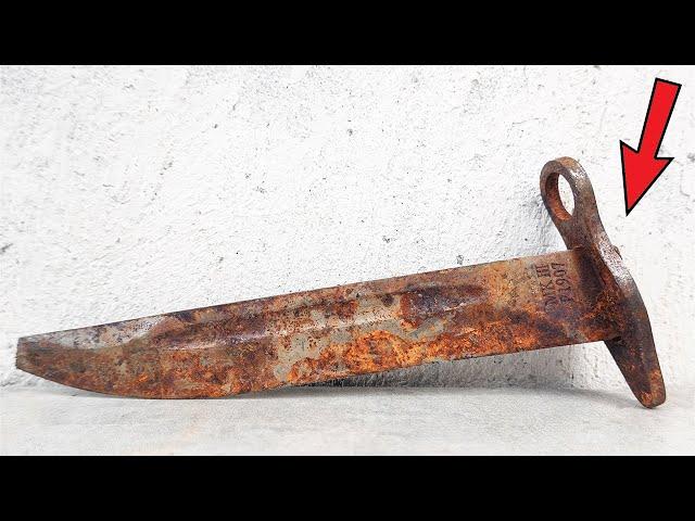 Restoration Rusty Bayonet Knife - Is That Replica?