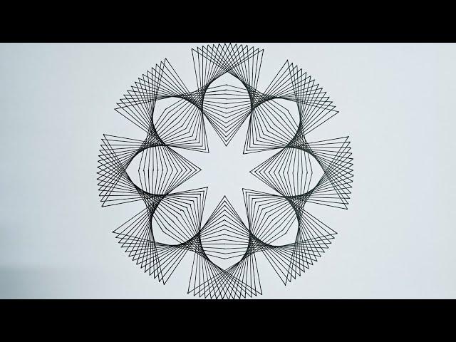 How To Draw Geometric Drawings|| Black and White || Tutorial || Measurements