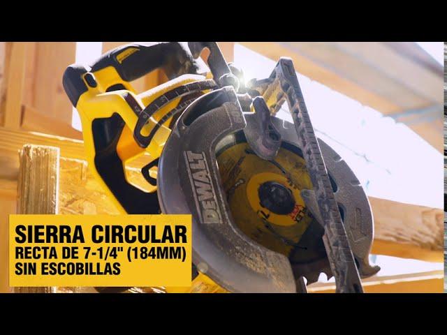 Sierra Circular Recta Inalámbrica DEWALT 60V Máx* DCS577