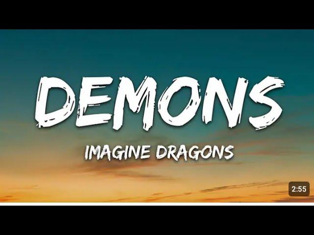 Imagine Dragons - Demons (Lyrics) video