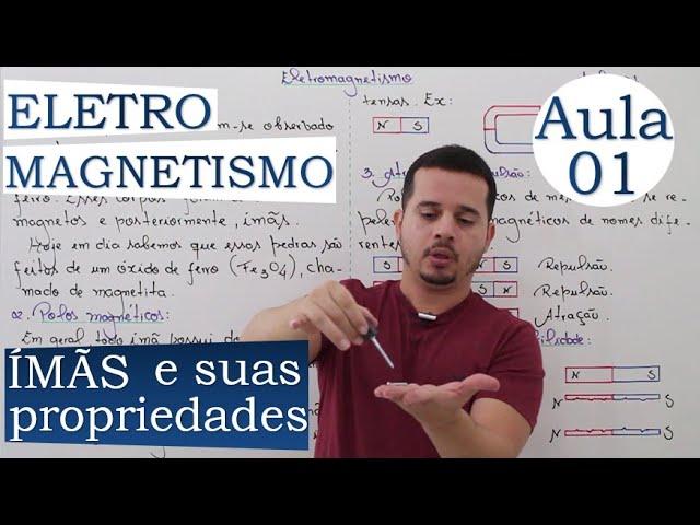 ELETROMAGNETISMO - AULA 01 (ÍMÃS E SUAS PROPRIEDADES)