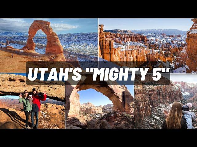 5 Day Winter Road Trip to Utah's "Mighty 5" National Parks | Why Winter is the BEST Time to Visit!