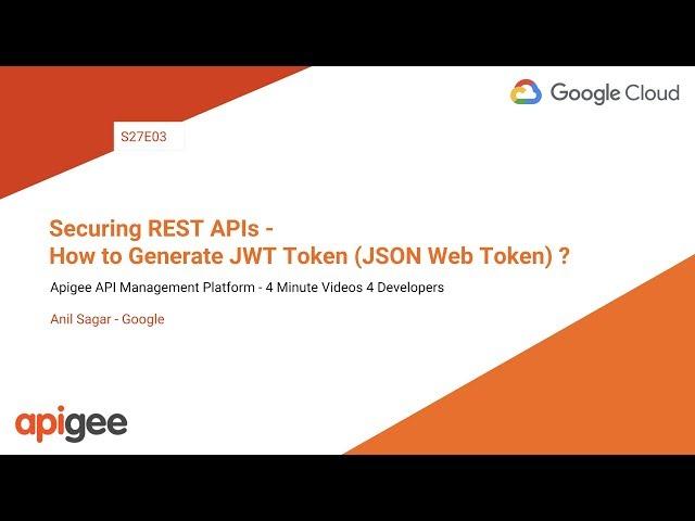 Securing REST APIs - How to Generate JWT Token (JSON Web Token) ? - S27E03