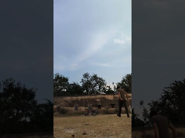 First time cricket ka Maja #cricket #fannyvideo #short #villagelife