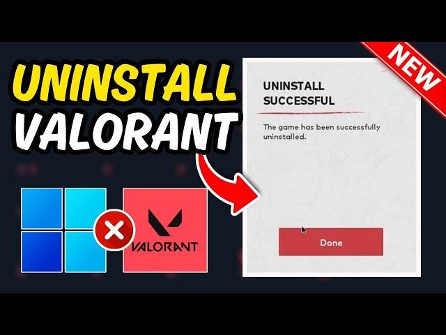 How to uninstall valorant windows 10/11 - FULLY REMOVE VALORANT IN PC