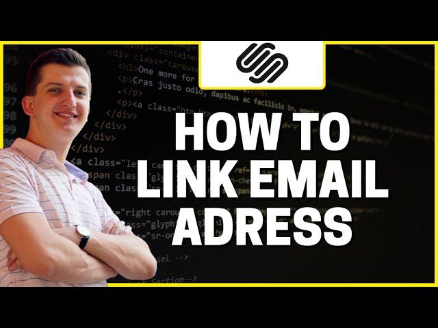 How To Link To an Email Adress In Squarespace