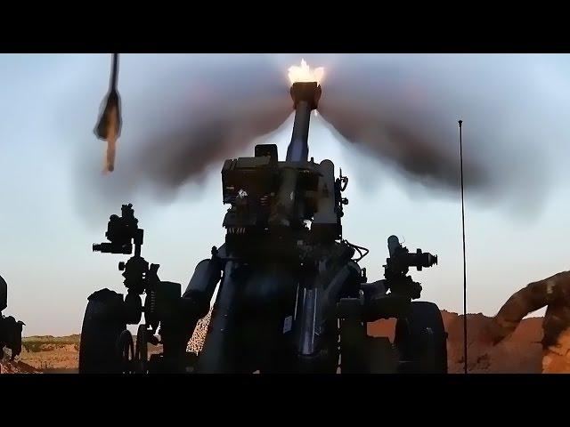 U.S. Army Artillery In Action Near Mosul • April 2017