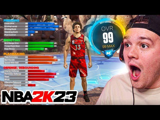 NBA 2K23 BEST 99 POINT FORWARD BUILD (BEST CORE BADGES on NBA 2K23)