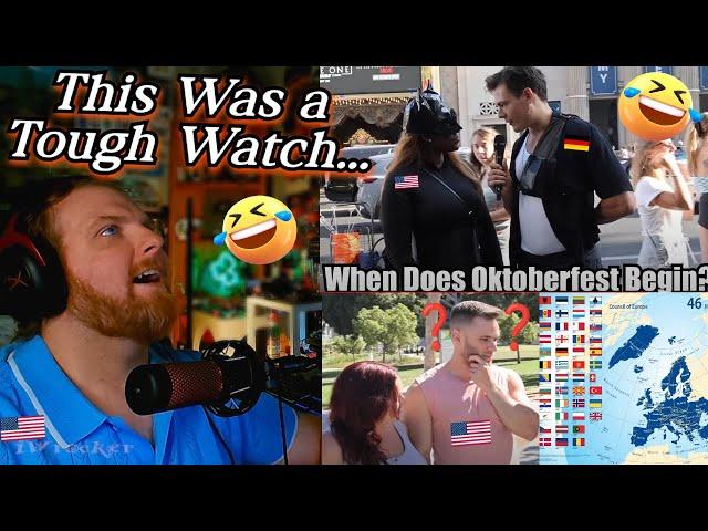 American Reacts to Young Americans VS European Trivia & Geography...