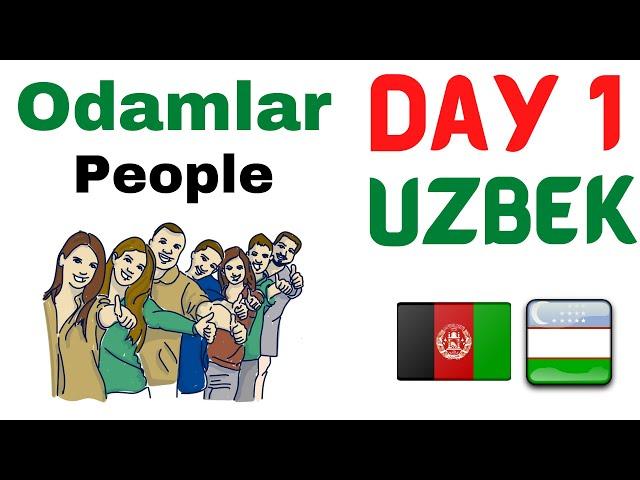 Learn Uzbek Daily - Day 1 - The People (Part 1)