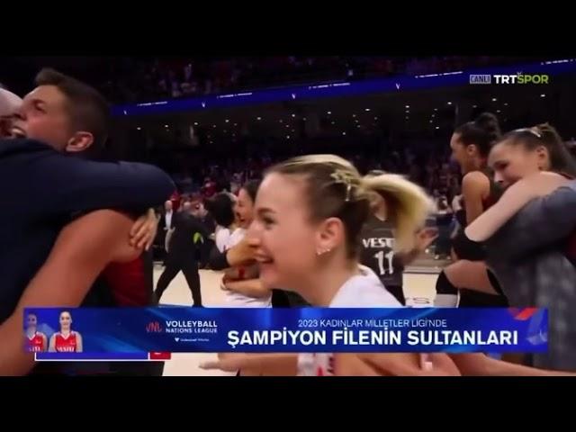 Filenin Sultanları Ebrar Karakurt “Şampiyon olduk” Milletler Ligi Şampiyonluğu sonrası
