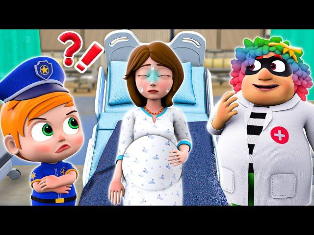 Mommy! Be Careful With Strangers ‍ | Baby Police Song | More Nursery Rhymes & Kids Songs