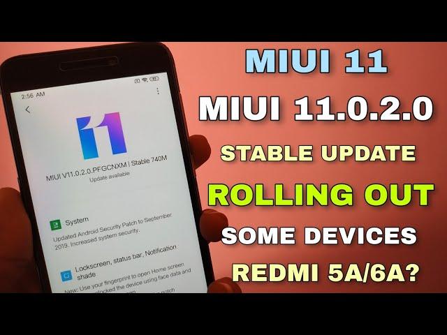 MIUI 11.0.2.0 Stable Update Rolling Out For Some Device | Miui 11 First Stable Update Release