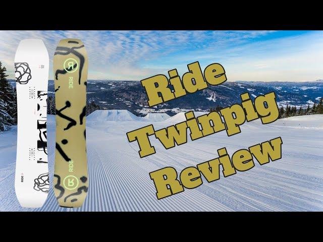 The 2024 Ride Twinpig Snowboard Review