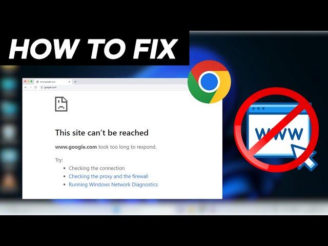 How to Fix "This Site Can't Be Reached" Error on Windows 11
