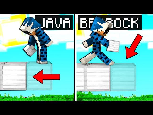 MINECRAFT: JAVA vs BEDROCK - 10 DIFFERENZE ASSURDE - ITA