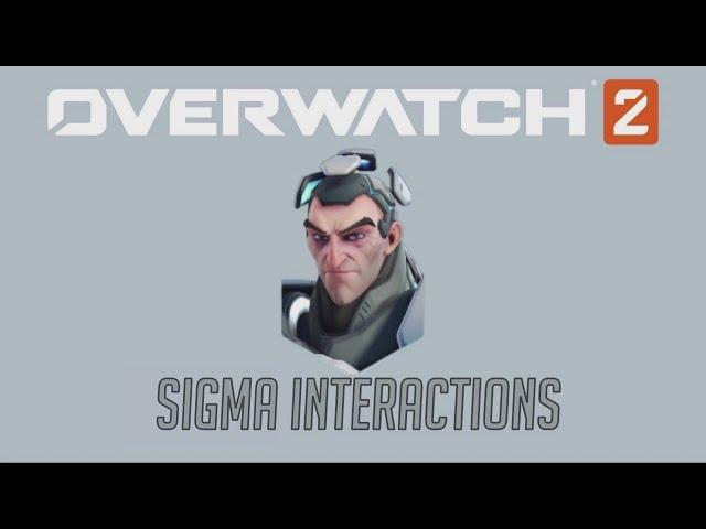 Overwatch 2 Second Closed Beta - Sigma Interactions + Hero Specific Eliminations