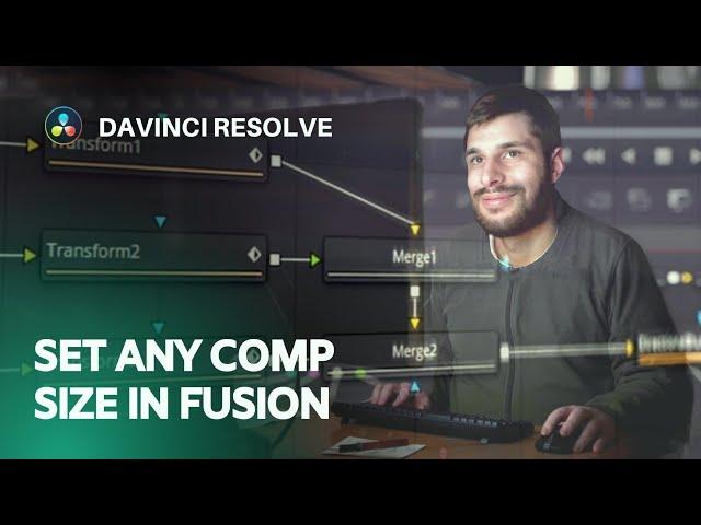 Make a custom composition size for fusion | DaVinci Resolve 17