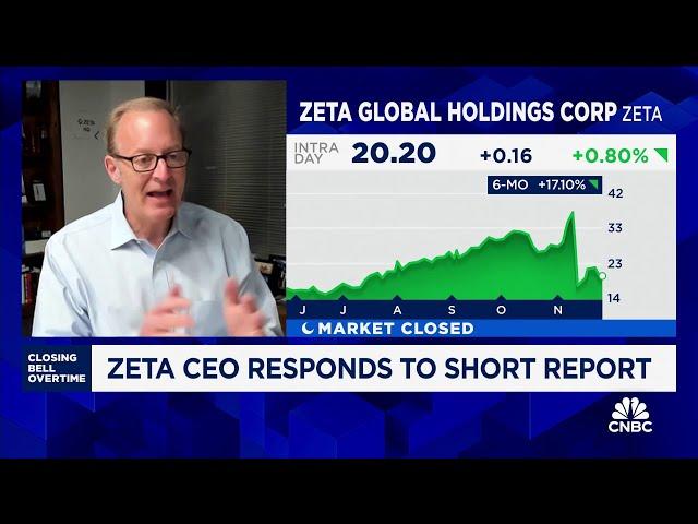 Zeta Global CEO David Steinberg responds to short report