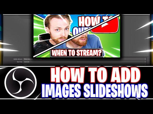 OBS Studio: How to Create an Image Slideshow // Adding Multiple Images (OBS Studio Tutorial)