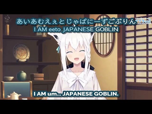 Fubuki Is A Japanese Goblin (loop w/ music background)