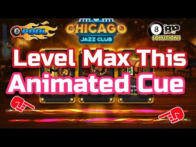 Max This Animated Cue in Chicago Jazz 8 Ball Pool 