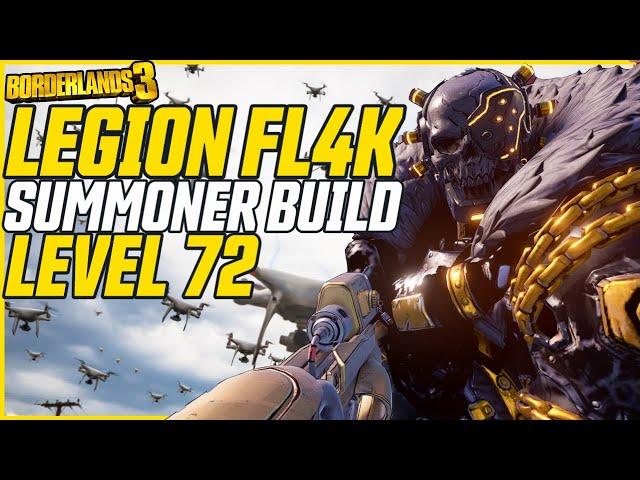 INFINITE DRONES! Summoner FL4K Build! // LEGION FL4K 2.0 // Borderlands 3