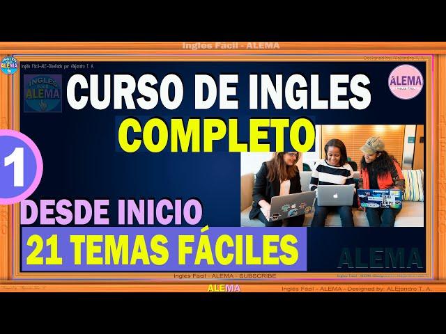 Curso De Ingles Desde Inicio Completo y Gratis Para Principiantes