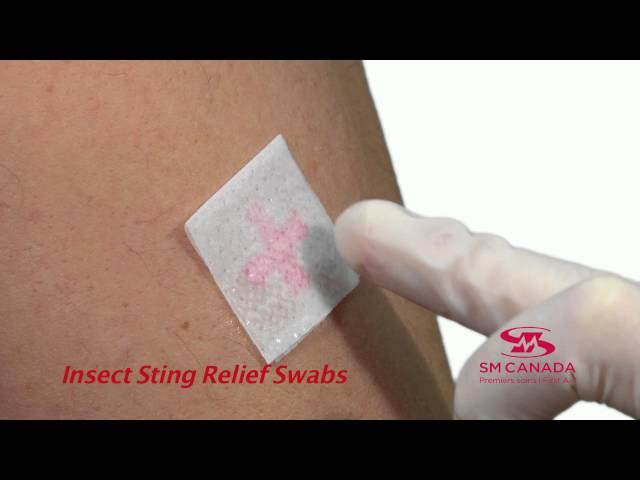 Insect Sting Relief Swabs