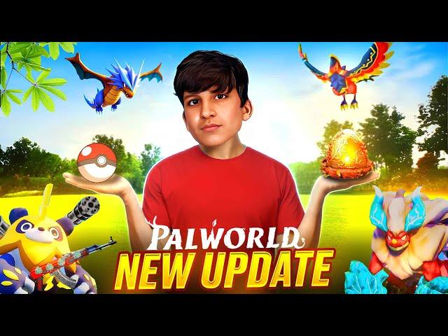 EXPLORING NEW UPDATE IN PALWORLD NEW PALS!!