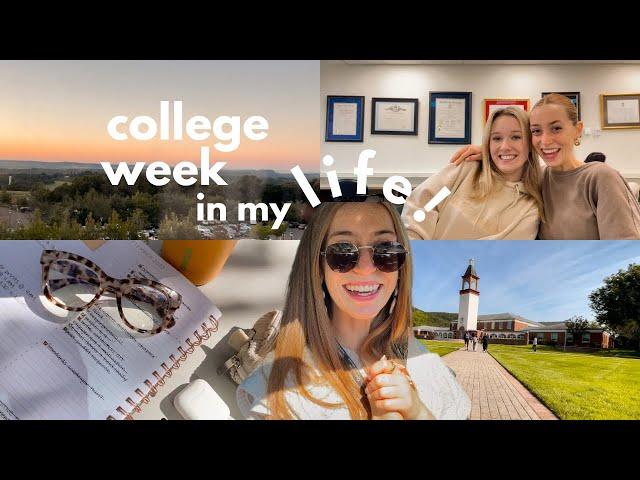 college week in my life @ quinnipiac university!!! || classes, field study, time w/ friends!!