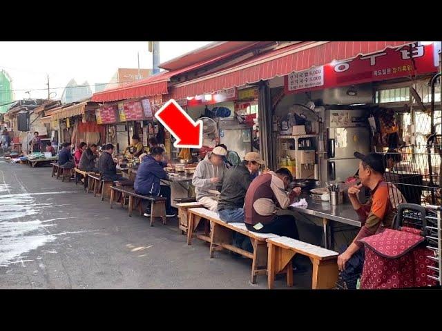 【釜山グルメ】朝市の屋台で『絶品ホルモンスープ』からの食べ歩き飲み歩き‼️【釜山旅行 後編】