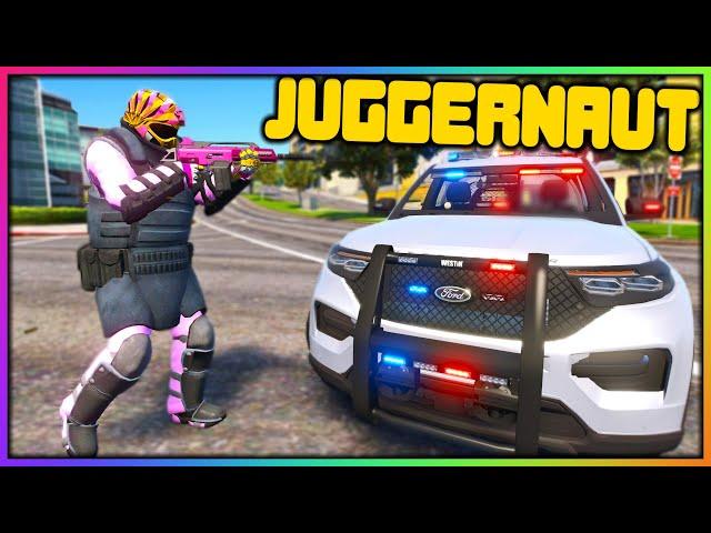 GTA 5 - JUGGERNAUT vs COPS (Revenge)