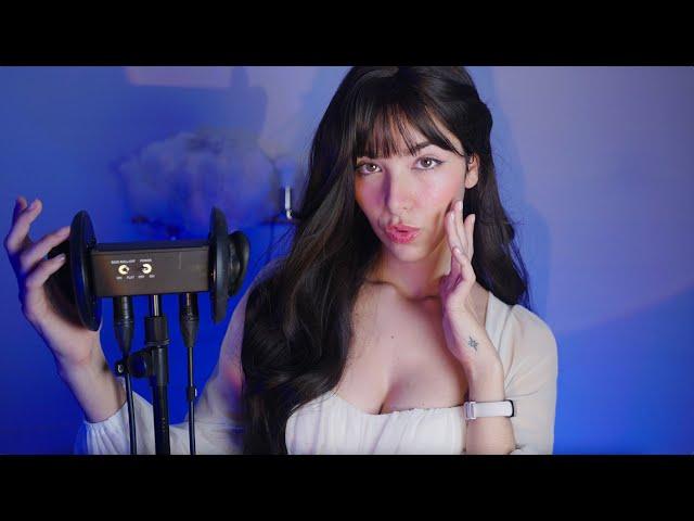 ASMR Unintelligible 3DIO Up Your Ears (Mouth Sounds) (Spanish + ENG subtitles)