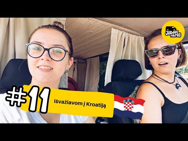 #11 išvažiavom į pirmą kelionę // į Kroatiją su '98 VW T4 kemperiu