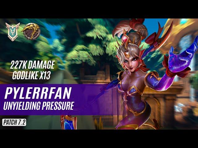 227K DAMAGE GODLIKE X13 pylerrfan VORA PALADINS COMPETITIVE (MASTER) UNYIELDING PRESSURE